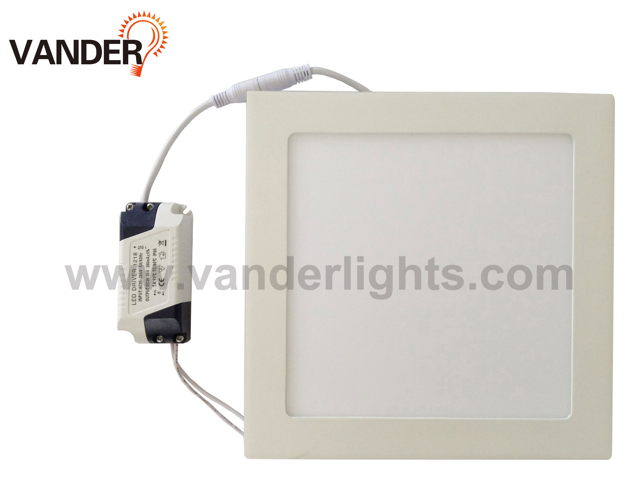 Square Series LED Panel Light from 3W to 24W