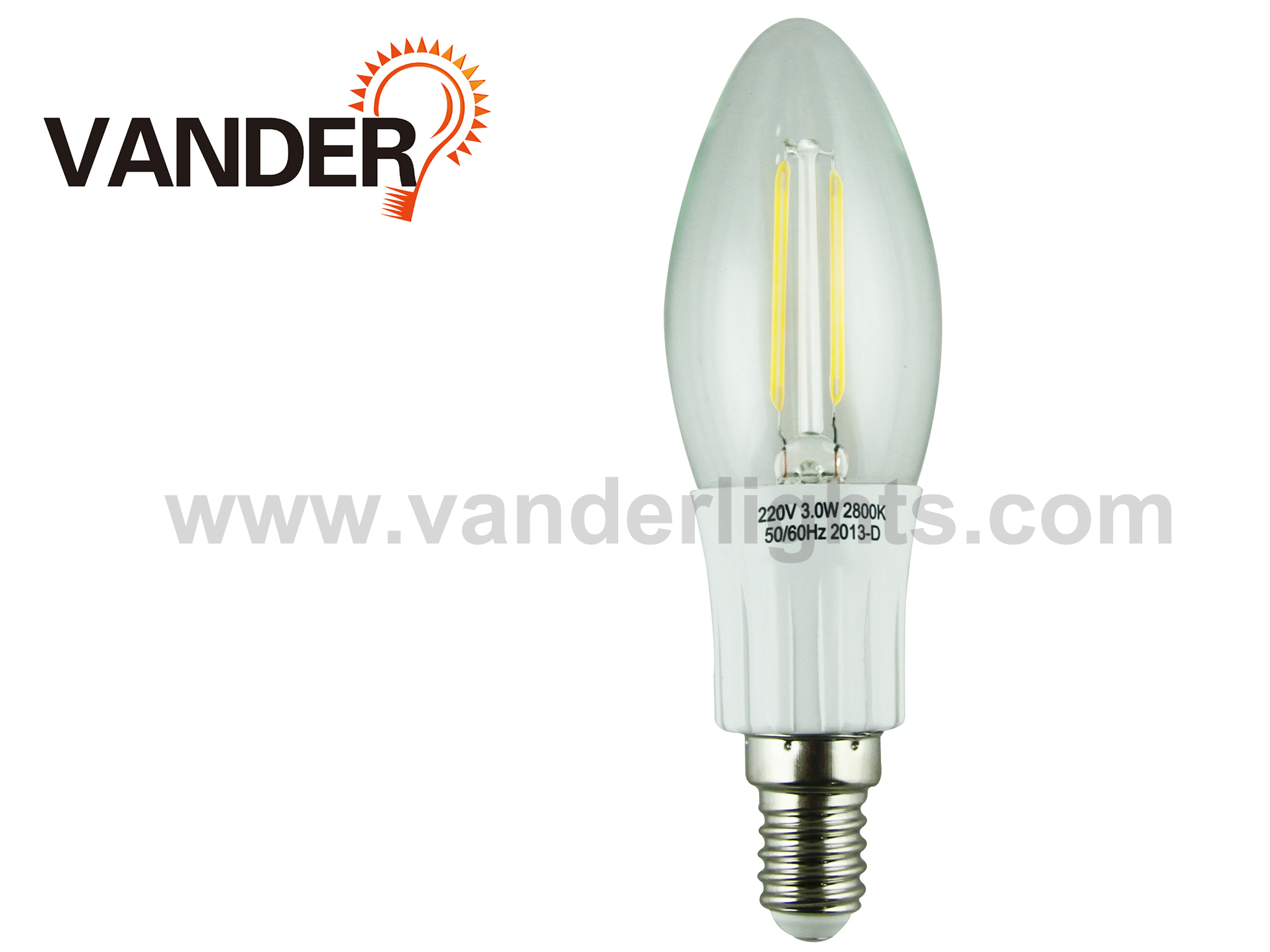 C35  LED filament bulb 2W 4W