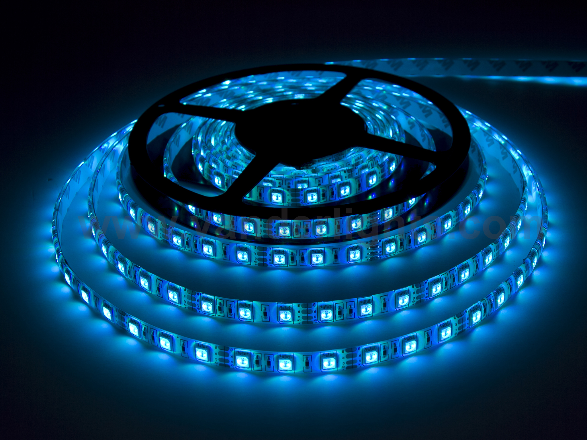 SMD5050-60leds 14.4W/m  blue  IP65 LED flexible strip light