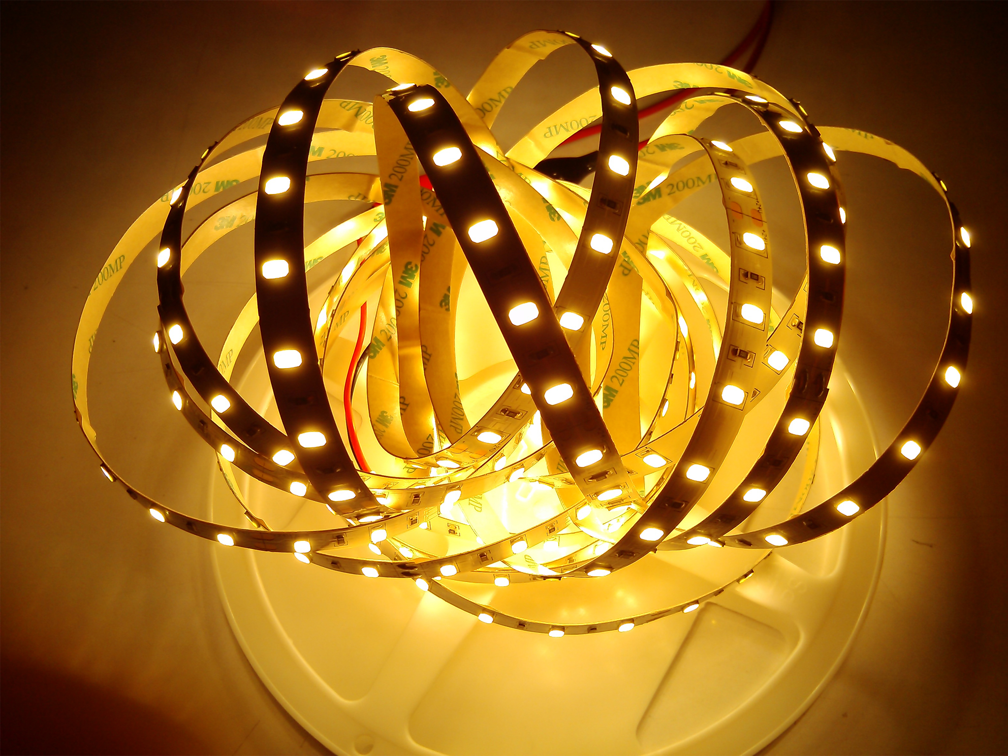 SMD5630-60leds 16W/m warm white IP20 LED flexible strip light