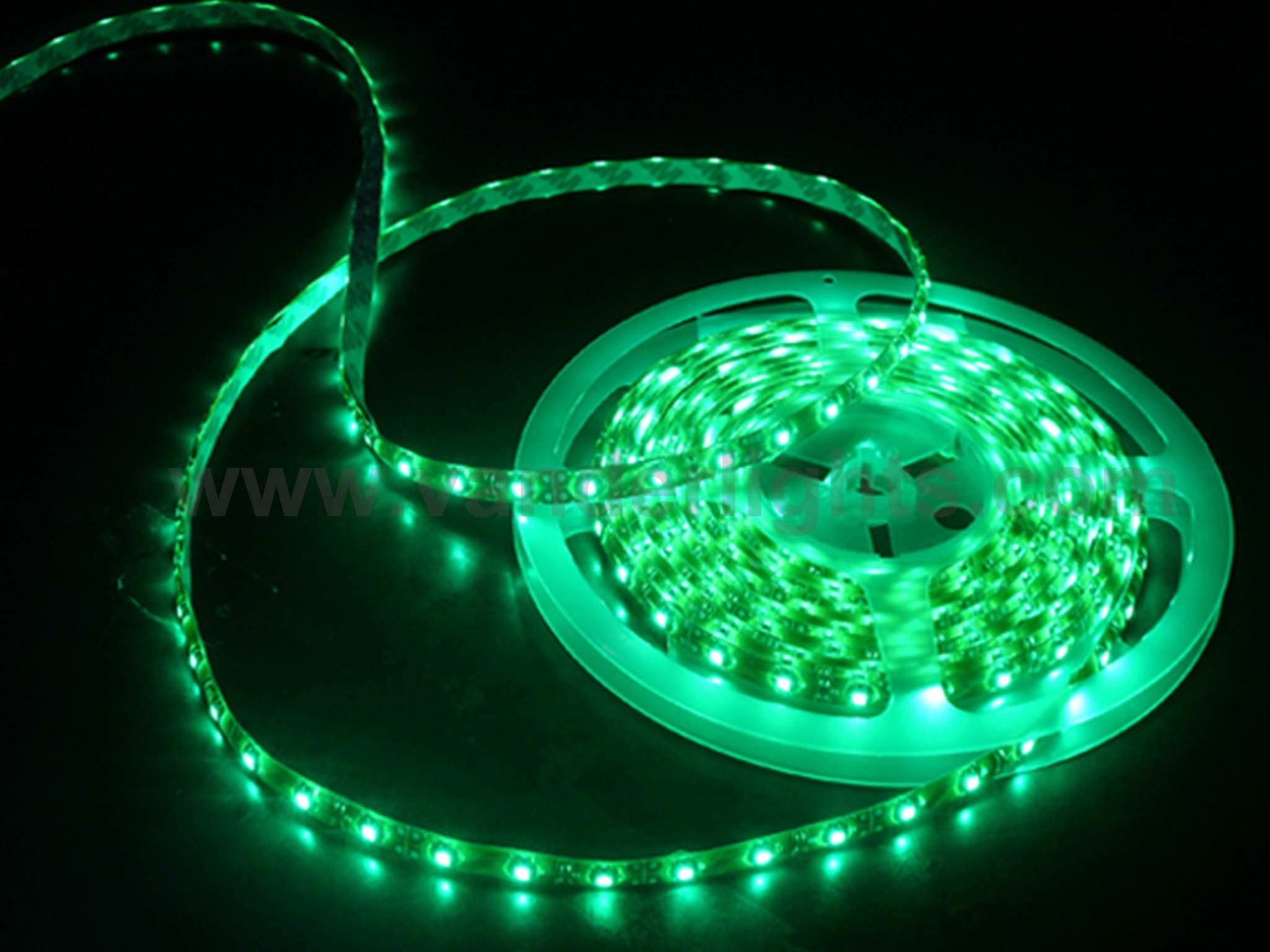 SMD3528-60leds 4.8W/M green IP65 LED flexible strip light